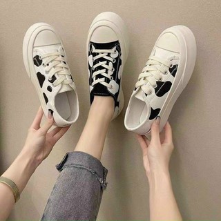 [Bán lẻ giá rẻ] Giày thế thao học sinh bò sữa màu trắng siêu đẹp