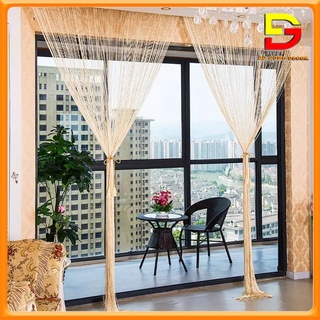 Rèm Cửa Mành Ngăn Phòng Trang Trí Nhà Cửa Spa Quán Cafe Sợi Dù Kim Tuyến DG-58