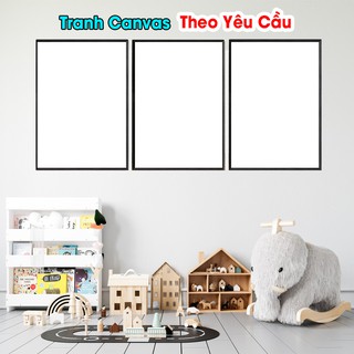 In Tranh Canvas Theo Yêu Cầu, Set 3 Tranh