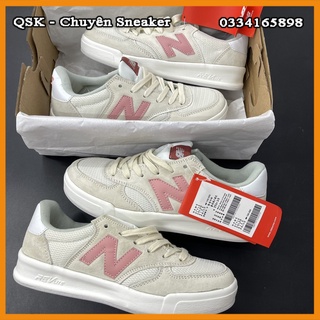 Giày Sneaker NB Crt 300 Hồng Giày Thể Thao Nam Nữ Thấp Cổ Full Phụ Kiện