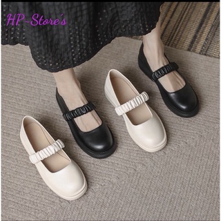 [Mã HIENDTU6 giảm 5k đơn từ 150k] Giày Lolita Nữ Quai Chun, Quai Cài Đế 3 Phân