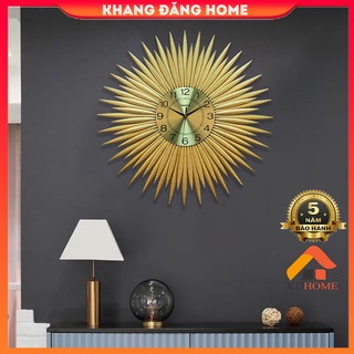 Đồng Hồ Decor Trang Trí Treo Tường Mặt Trời Toả Nắng Trang Trí Phòng Khách, Phòng Ngủ Đẹp KD1928