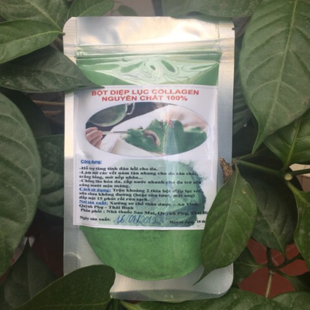 100gr bột diệp lục nguyên chất
