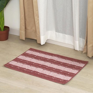 HomeBase HLS Thảm lót sàn thảm lau chân phòng tắm HLS 45x70cm màu Hồng