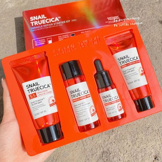 SET 4 MÓN PHỤC HỒI DA CẤP TỐC SOME BY MI SNAIL TRUECICA MIRACLE CHÍNH HÃNG - 5285