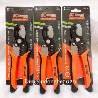 Kìm tuốt và cắt dây điện đa năng KAPUSI 8'' K-9103 JAPAN (Chính Hãng) Hàng nội địa Nhật
