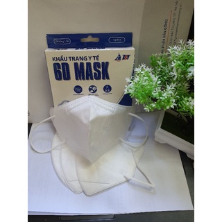 Khẩu Trang Y Tế 6D mask *Free Ship* Kháng Khuẩn, Bụi Bẩn, Chống Dịch,... Cực Tốt - Hộp 10 chiếc