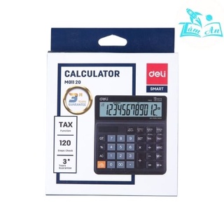Máy tính Deli các mã M001 20/ 39217/ D991ES plus Máy tính 12 số vỏ nhựa cao cấp