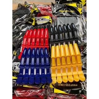 Set 6 kẹp tóc cá sấy chuyên dụng làm tóc cho Salon