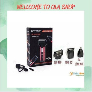 [ FREESHIP + GIÁ SỐC ] Máy cạo râu BOTENG BT-T1 3 CHỨC NĂNG CHO PHÁI MẠNH