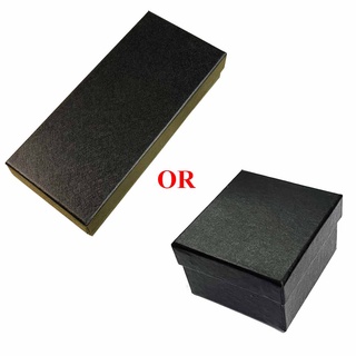 Hộp đồng hồ .Hộp đựng trang sức KT.14,5 x6.5x3 cm (Đen) chất liệu giấy cứng