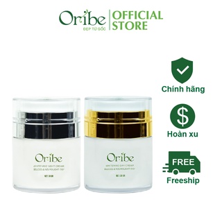 Combo Kem Dưỡng Trắng Da Chống Nám Ngày Và Đêm Oribe 30g/Hộp