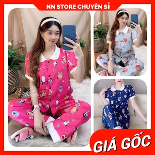 Đồ bộ kate thái in hình LV03 ⚡Ảnh thật⚡ Đồ bộ mặc nhà ⚡ Đồ bộ nữ chất đẹp