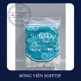Bông viên Softtip-Bông gòn đút tai cho mẹ sau sinh (túi 40g)