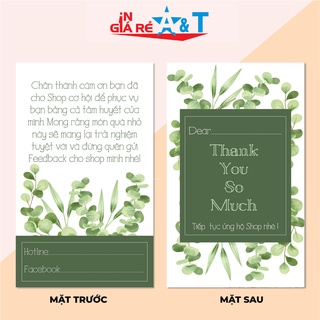 THIỆP CÁM ƠN-thẻ cám ơn -Thank You Card-THANKS