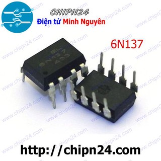 [2 CON] Opto 6N137 DIP-8 Đen (EL6N137)