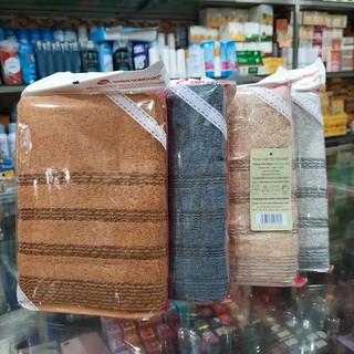 Khăn tắm cao cấp 9 tấc sọc ( giao màu ngẫu nhiên )