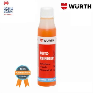 Nước Rửa Kính Ô Tô Wurth Rapid Windscreen Cleaner (32ml) sạch rõ kính lái, hiệu quả tức thì chỉ trong một lần gạt nước.