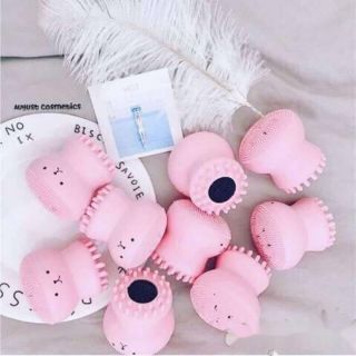 Cọ rửa mặt bạch tuộc có hộp, dụng cụ vệ sinh massage mặt