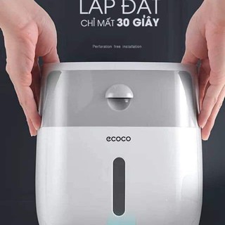 Hộp đựng giấy vệ sinh hai trong một ecoco mẫu mới mã 02 hot hit(CHẤT LƯỢNG LÀ SỐ 1)