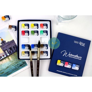 [Lộc'sArtStore] Màu nước Rósa Gallery hộp giấy (12/24 màu)