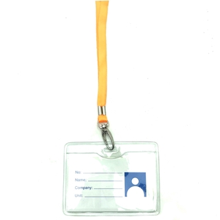 Bảng Tên Ngang Dây Xoay Lụa 1018 - Mẫu 7 - Màu Cam