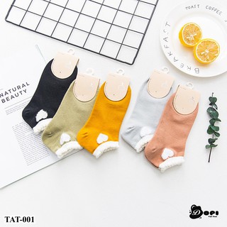 Tất nữ ngắn cổ vớ nữ cổ ngắn MIHIMIHI khử mùi kháng khuẩn chống hôi chân TAT-001