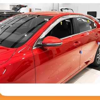 Vè che mưa mạ xe Kia Cerato 2019- 2020- 2021 mạ crom Auto Clover- 6 chi tiết