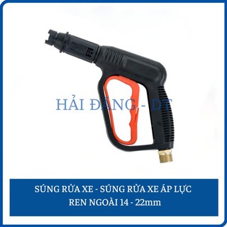 Súng rửa xe áp lực cao ren ngoài 22mm Và 14mm (Cò Đỏ)