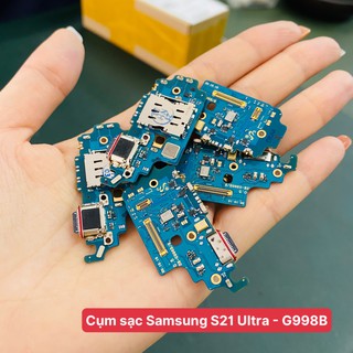 Cụm chân sạc Samsung S21 Ultra – SM-G998B ( mic , tai nghe ) , Samsung S21 Ultra – SM-G998B linh kiện loại tốt, bảo hành