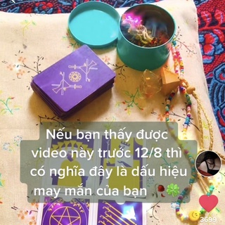 Combo khăn trải Tarot + túi gấp