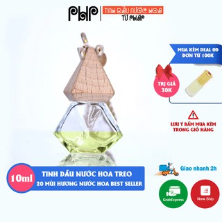 [Hương nước hoa] Tinh dầu nước hoa treo xe ô tô, treo phòng tủ quần áo, tủ giày [20 mùi hương]