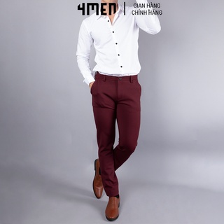 Quần Tây Nam 4MEN QT110 Vải Cao Cấp, Đẹp Lịch Lãm