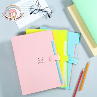 Túi File đựng tài liệu / Bìa đựng tài liệu A4 5 ngăn