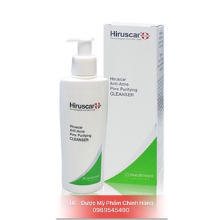 Sữa Rửa Mặt Hiruscar Anti - Acne Pore Purifying Cleanser Kiểm Soát Chất Nhờn Và Ngừa Mụn - 100ml