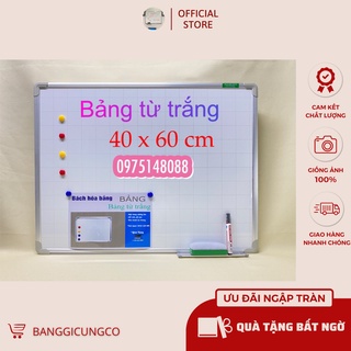 { Loại tốt}/ Bảng Từ Trắng Viết Bút Lông KT: 40x60cm, Bảng Viết Bút Chuẩn Hàn Quốc - Freeship Trong Nội Thành Hà Nội