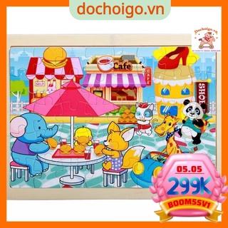 Đồ chơi xếp hình 40 mảnh cho bé, đồ chơi phát triển trí tuệ dochoigo.vn