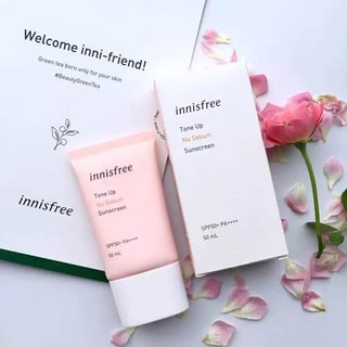 ( Mẫu mới) Kem chống nắng Innisfree Tone up No sebum SPF 50 PA +++