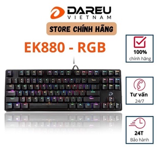 Bàn phím cơ Dareu EK880 RGB 87KEY ( Blue/ Brown/ Red D switch)