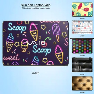 Skin dán Laptop Sony Vaio in hình Hoa văn sticker nhiều mẫu 23 (inbox mã máy cho Shop)