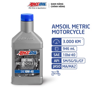 Nhớt Xe Số Amsoil Metric 10w40 1x946ml (MCF)