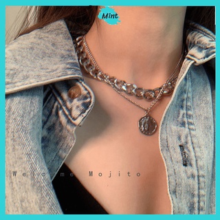 Dây Chuyền Xích Lớn ❤️FREESHIP❤️ Vòng Cổ Xích Lớn Hai Lớp Cá Tính Bụi Bặm