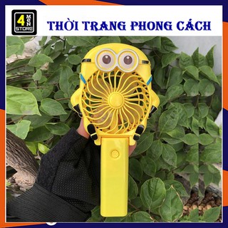 Quạt Cầm Tay Hình Nhân Vật MiNion - Siêu Mát - Quạt Tích Điện Hình Minion