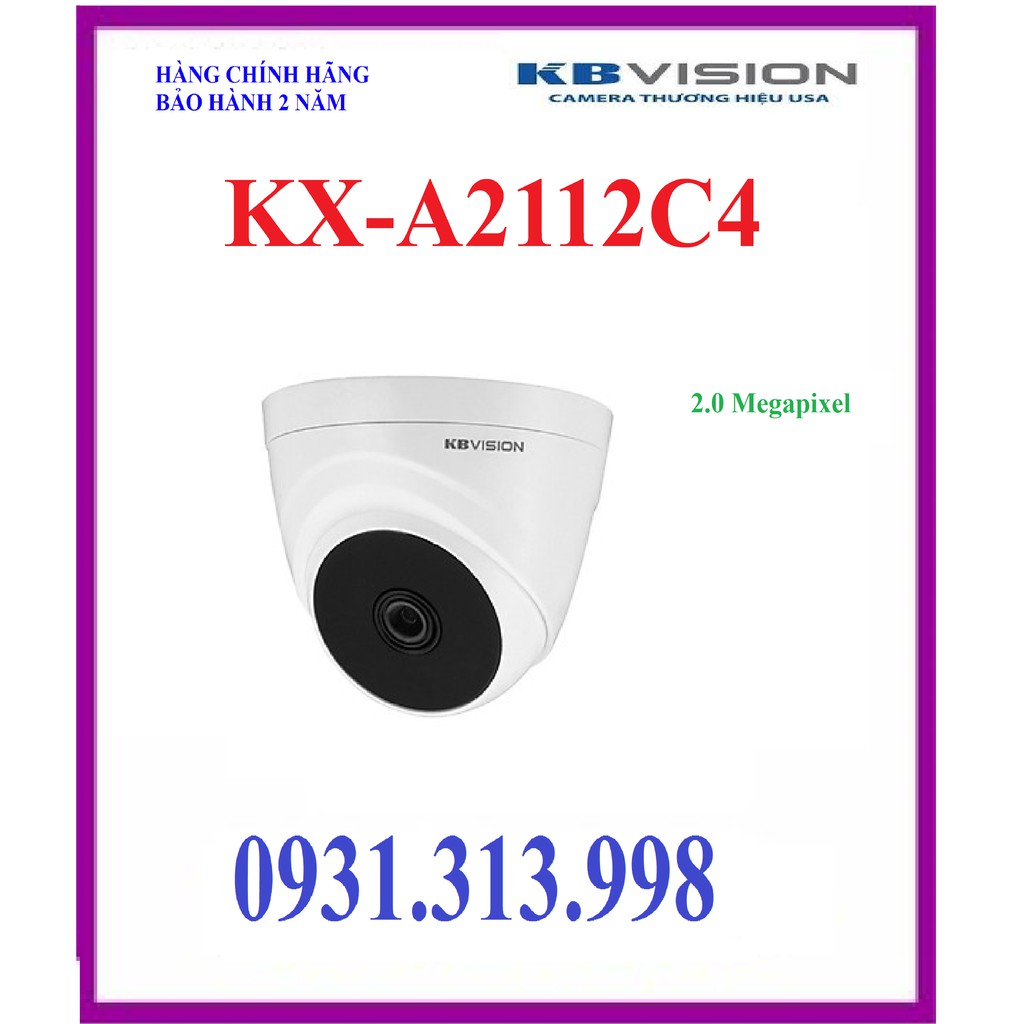 Camera KBVISION KX-A2112C4 2.0MP