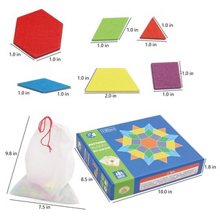 Bộ Ghép Hình Đa Năng 130 Chi Tiết - Đồ chơi gỗ