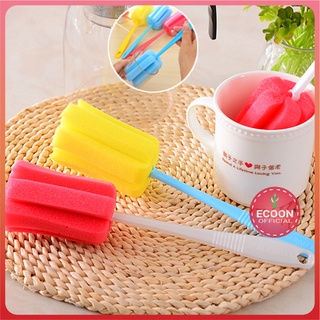 Cọ rửa cốc chén, que bọt biển cọ rửa bình cán dài