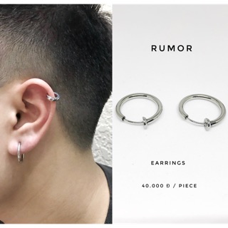 Khuyên tai slim hoop không cần bấm
