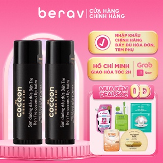 Combo 2 Son Dưỡng Dầu Dừa Bến Tre Cocoon 5gx2