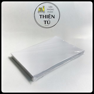 Giấy bìa cứng A4 Trắng, Bìa màu A4 làm thiệp 180gsm 100 tờ/xấp
