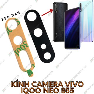 Kính camera vivo iqoo neo 855 kèm keo dán
